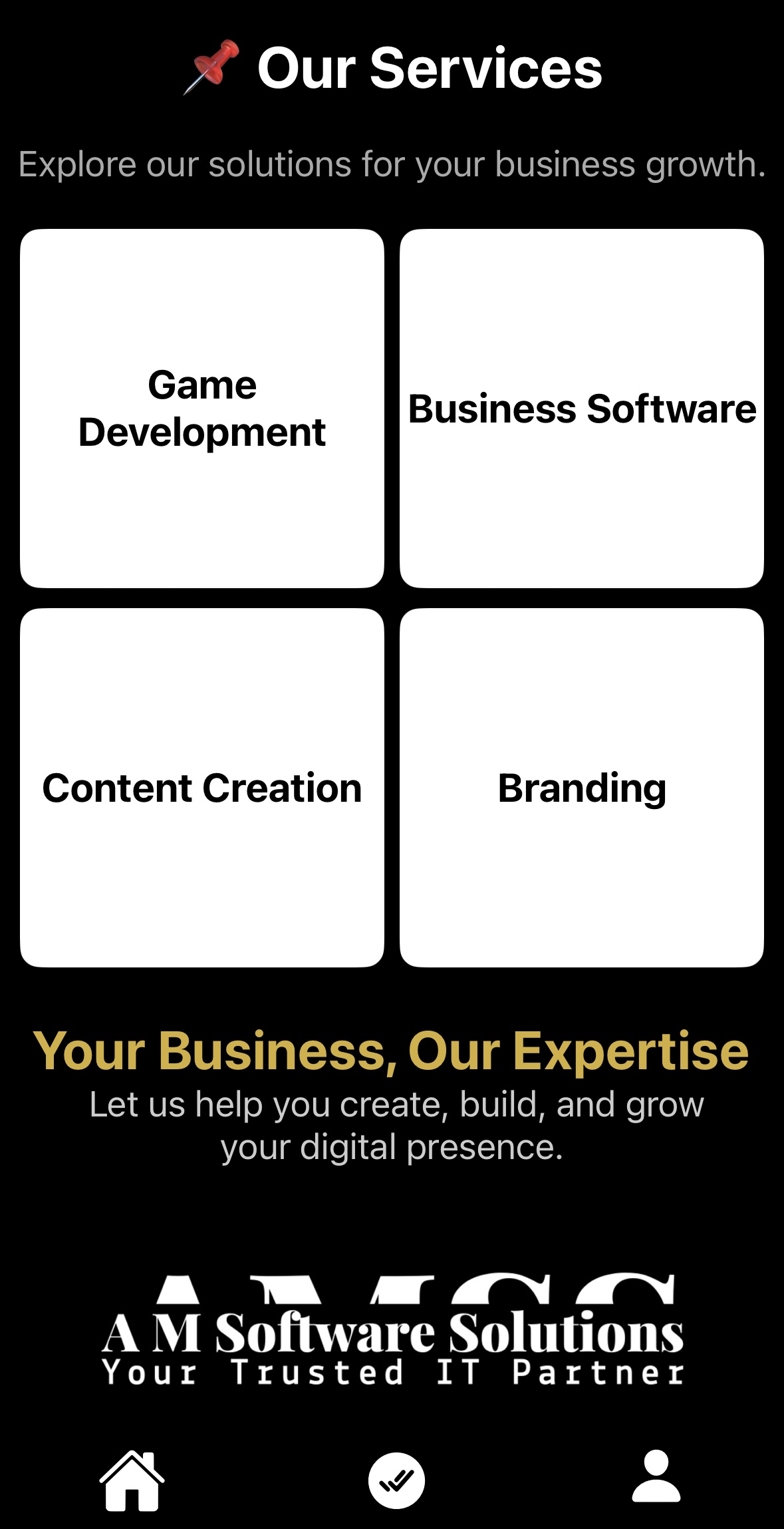 Screenshot 6 - AMSS WORKS Services Page