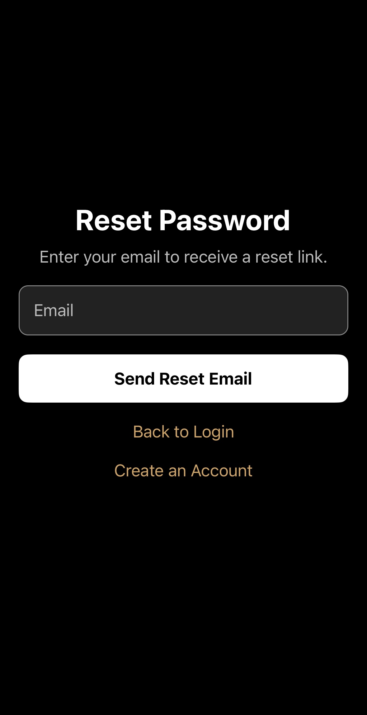 Screenshot 7 - AMSS WORKS Password Reset Page