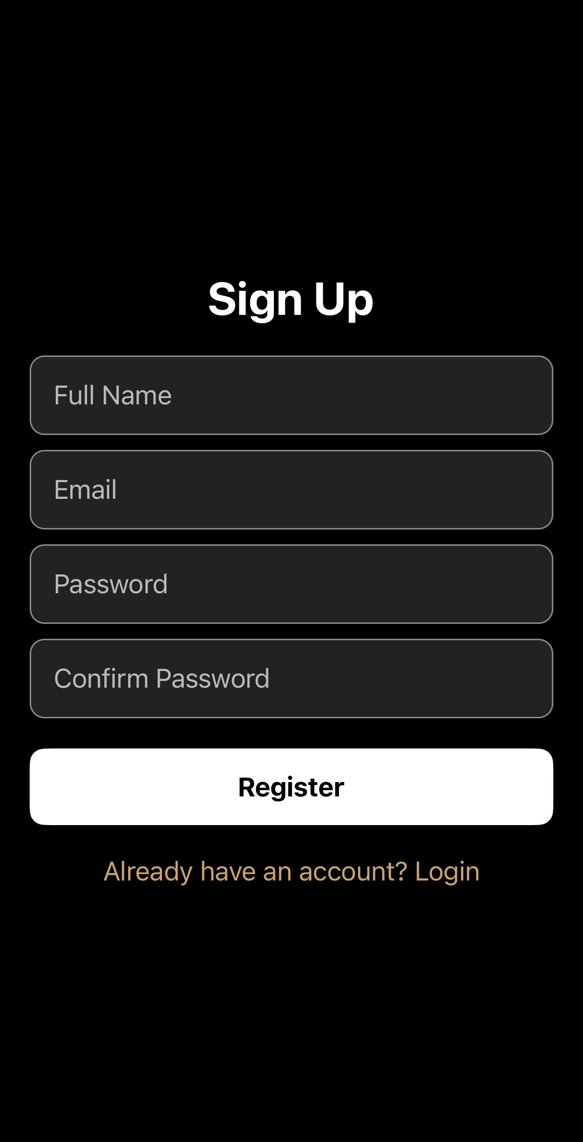 Screenshot 9 - AMSS WORKS Sign-Up / Register Page